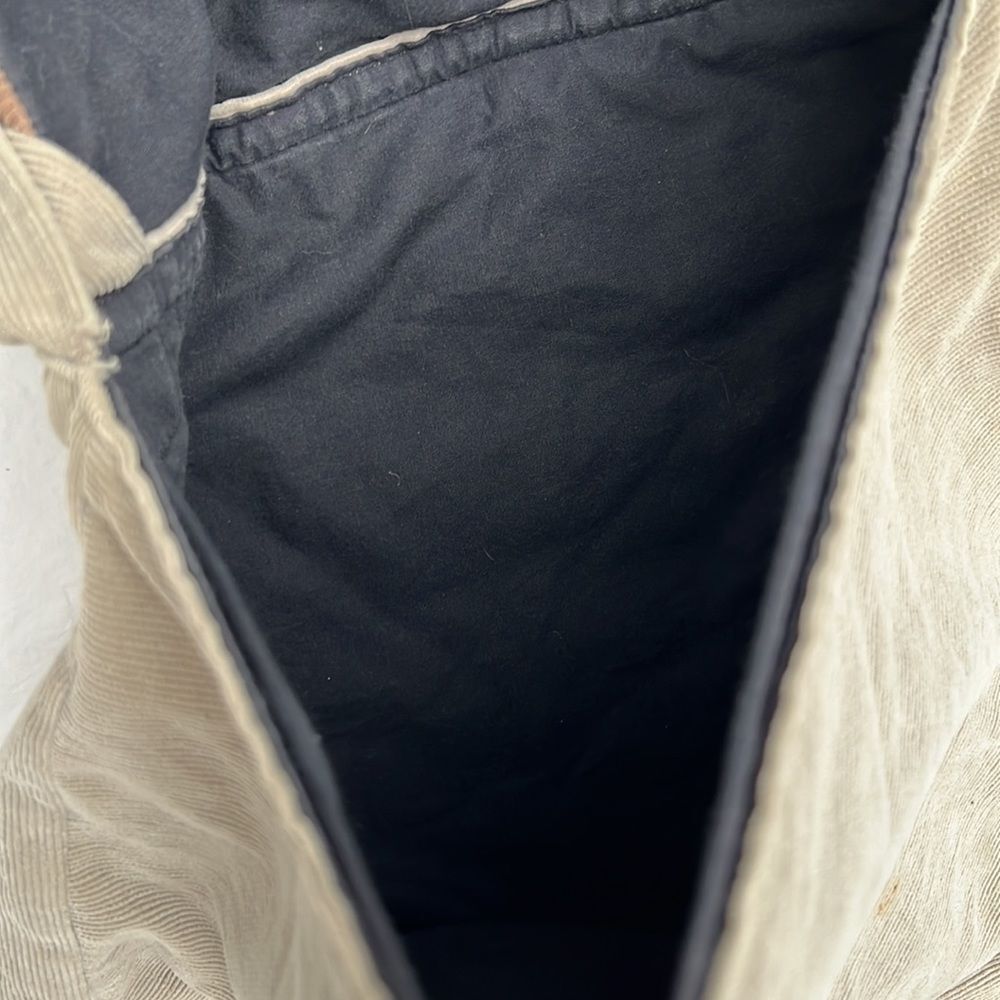 Vintage Patchwork Flap Top Message Bag - image 5